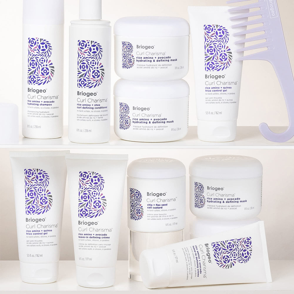 Briogeo Curl Charisma tomato-ferment boosts moisture retention for curl formation.