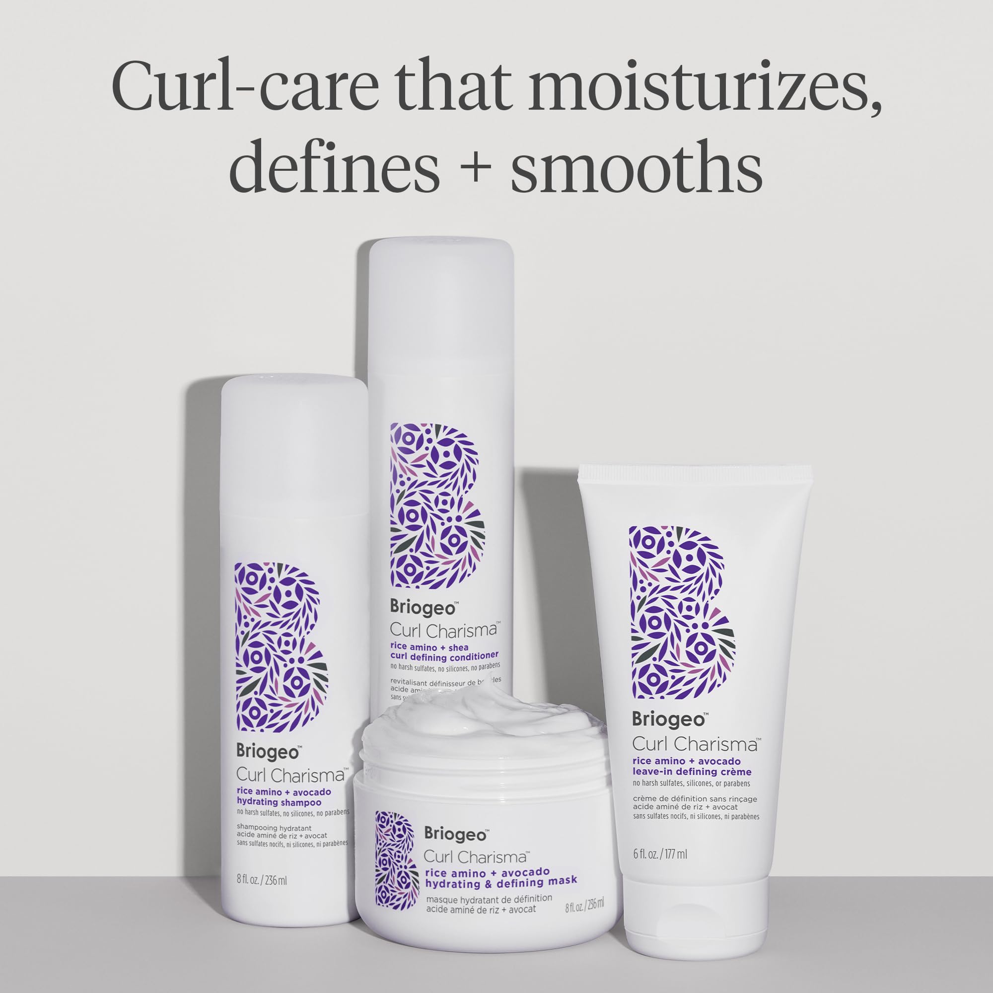 Briogeo Curl Charisma demonstrates hydration for waves, curls, and coils