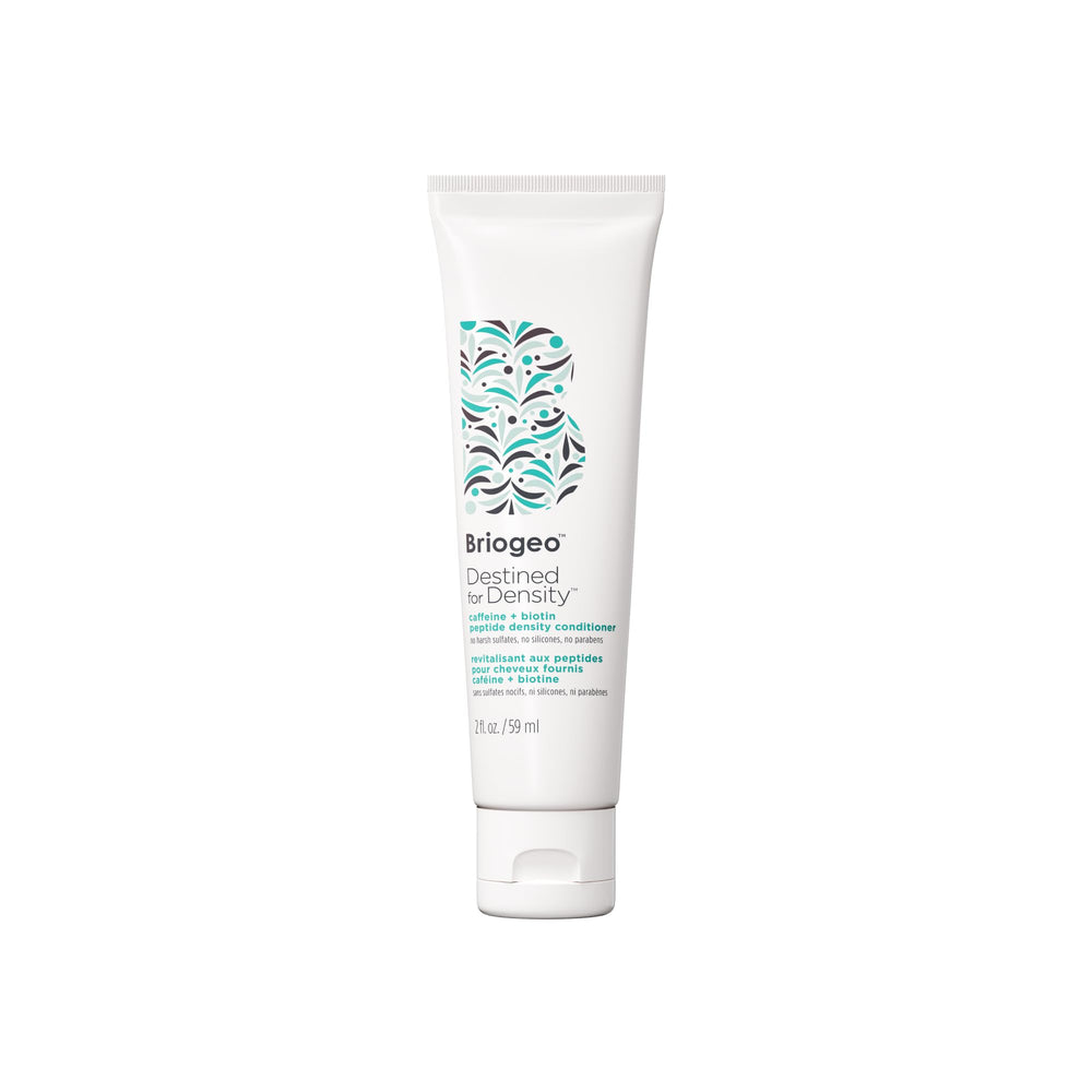 Briogeo Destined For Density bottle front for fuller-looking hair support.