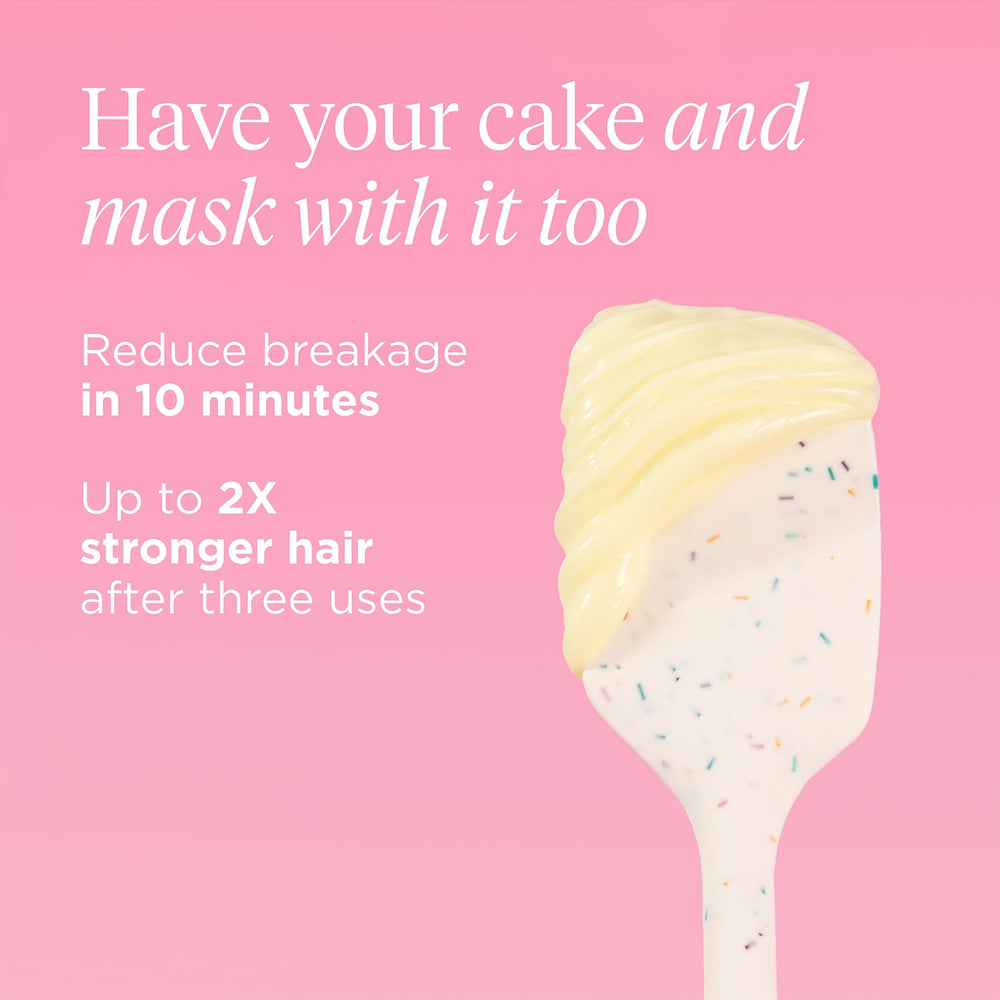 Briogeo Don't Despair, Repair Birthday Cake with biotin and B5 supports elasticity