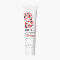 Briogeo Don't Despair, Repair bottle pour shows hydrating shampoo for dry, damaged hair