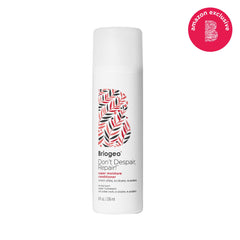 Briogeo Don't Despair, Repair! conditioner bottle pour demonstrates easy application