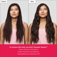 Briogeo Don't Despair, Repair! texture on hand shows creamy moisture for immediate hydration