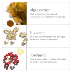 Close-up of creamy formula from Briogeo Don't Despair, Repair Mask for strong, healthier strands.