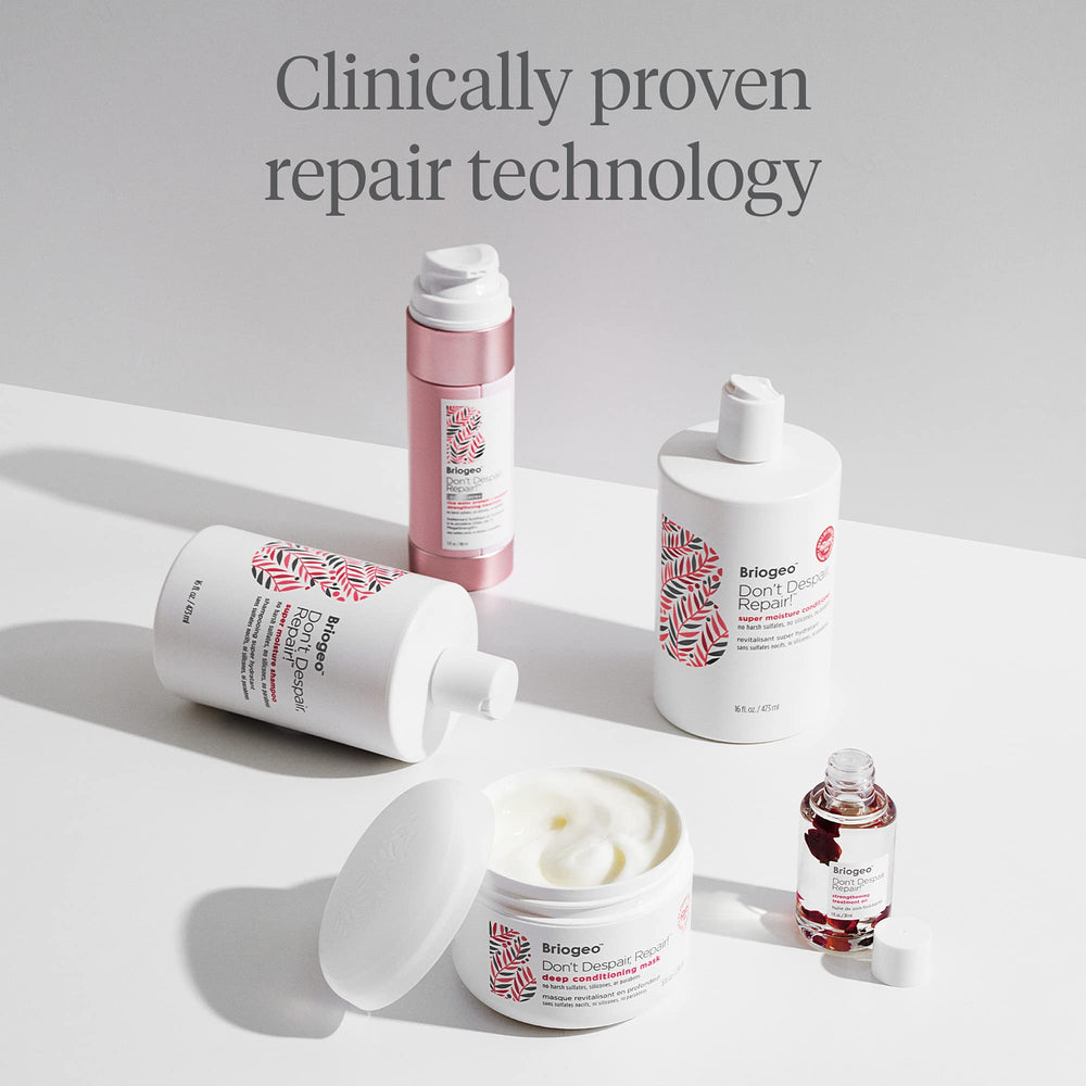Briogeo Don't Despair, Repair Mask with rosehip and almond oils for moisture.
