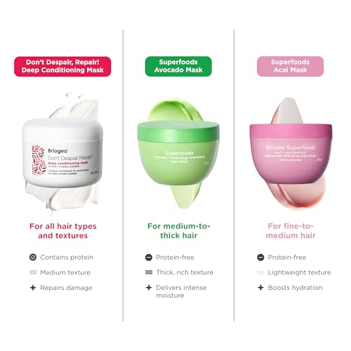 Briogeo Don't Despair, Repair Mask suitable for all hair textures and needs.