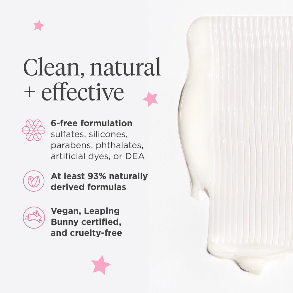 Briogeo Don't Despair Repair mini label closeup with vegan, clean ingredients.