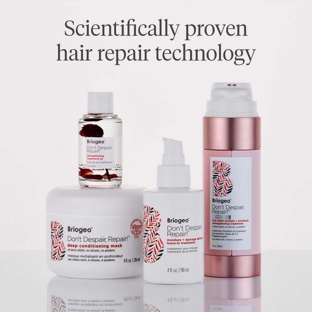 Briogeo Don't Despair Repair rosehip oil enhances texture and smoothness