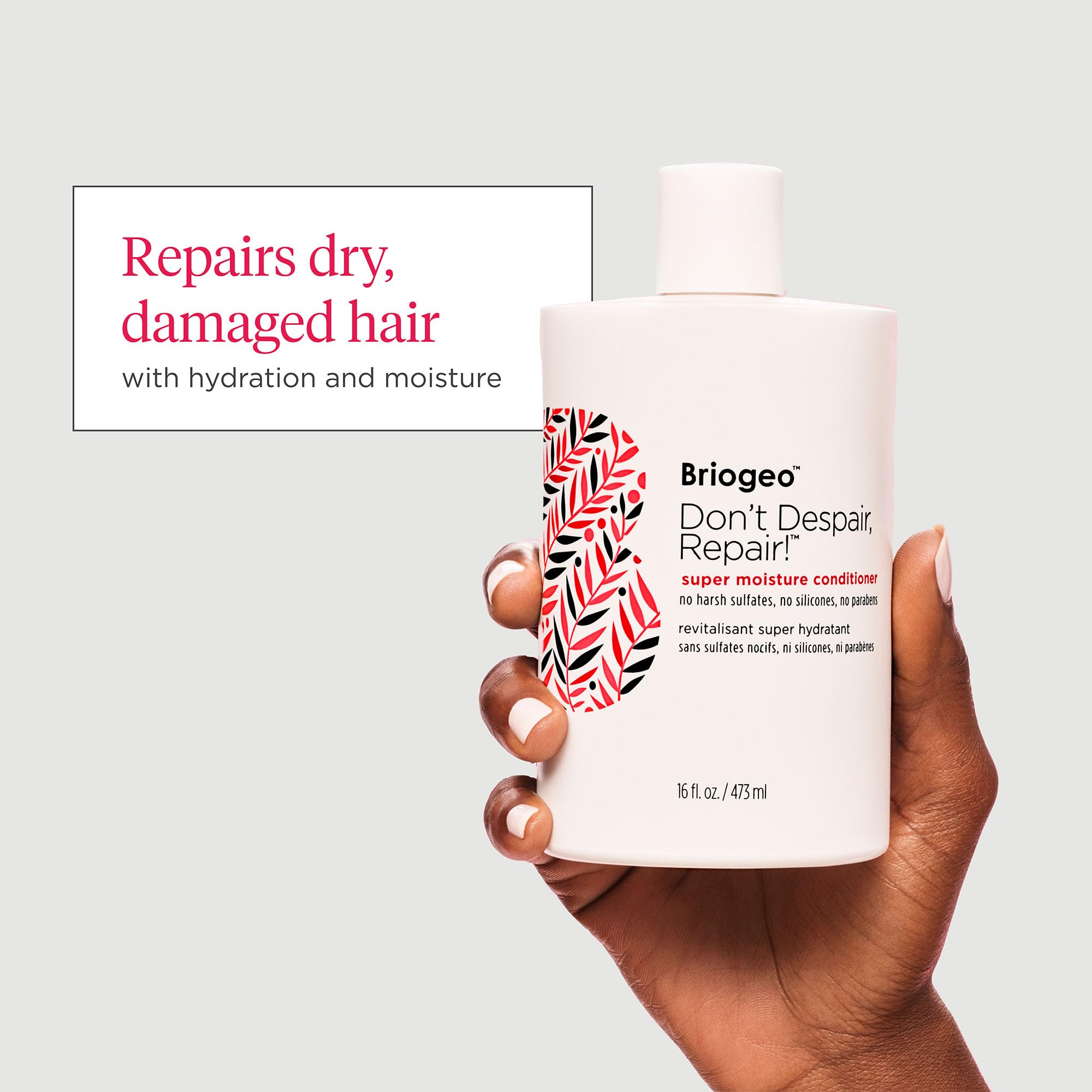 Briogeo Don't Despair, Repair! vitamin B5 supports elasticity and moisture retention