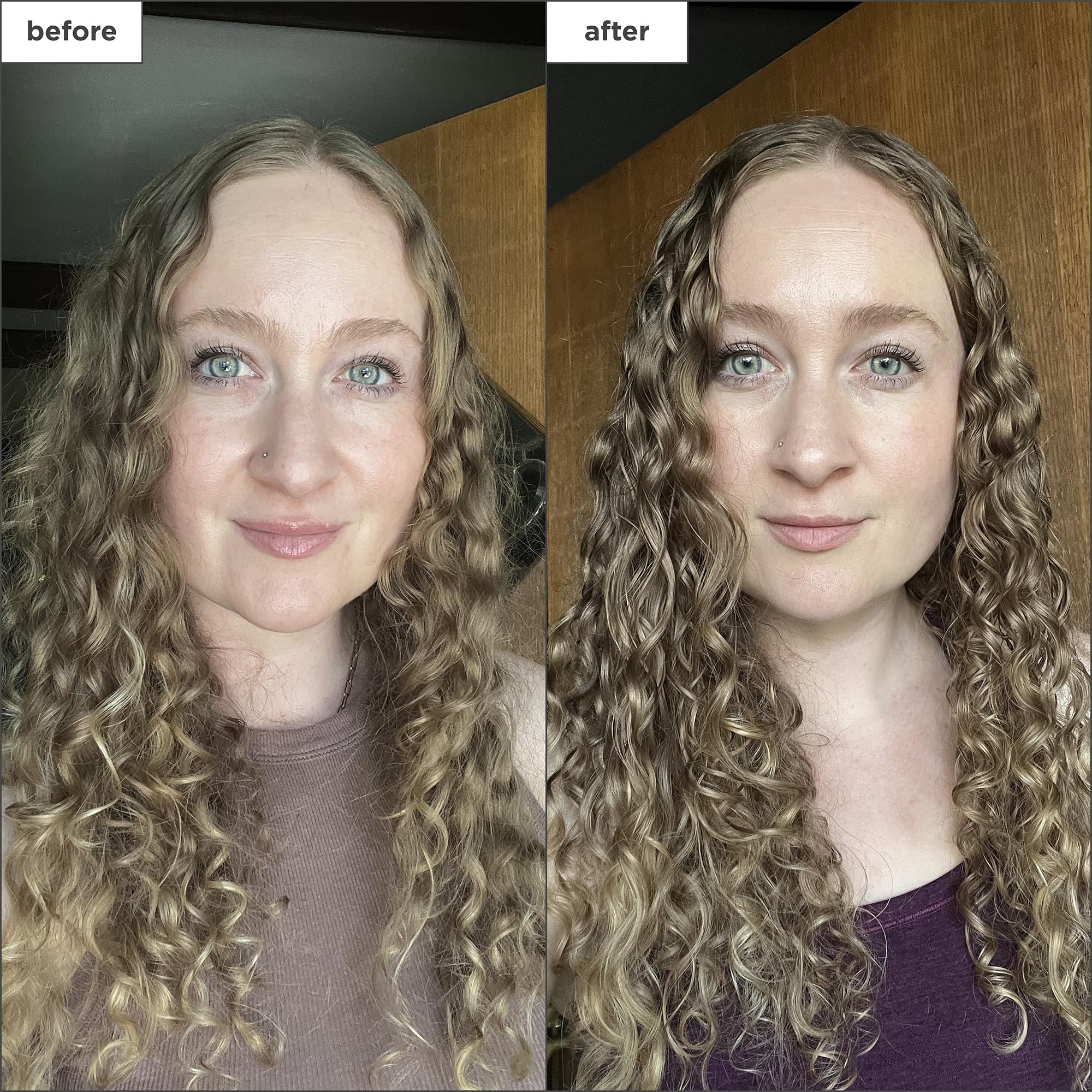 Briogeo Farewell Frizz Rosarco Milk bottle with argan oil addresses dryness.