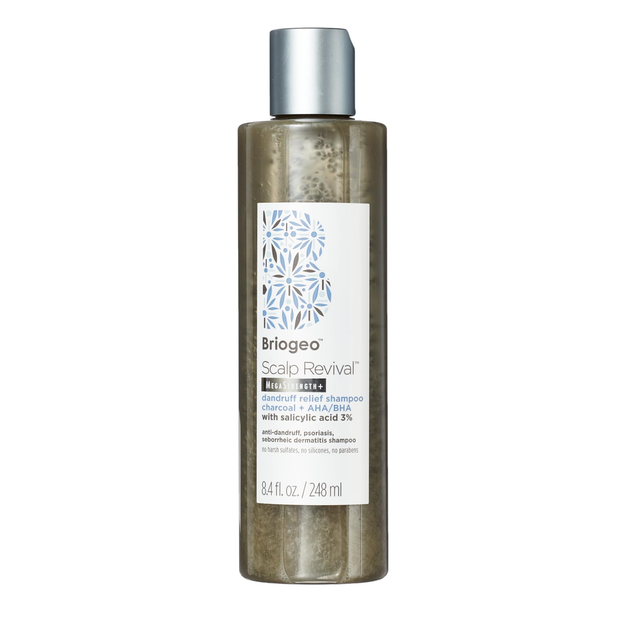 Briogeo Scalp Revival Megastrength bottle pour for easy scalp relief
