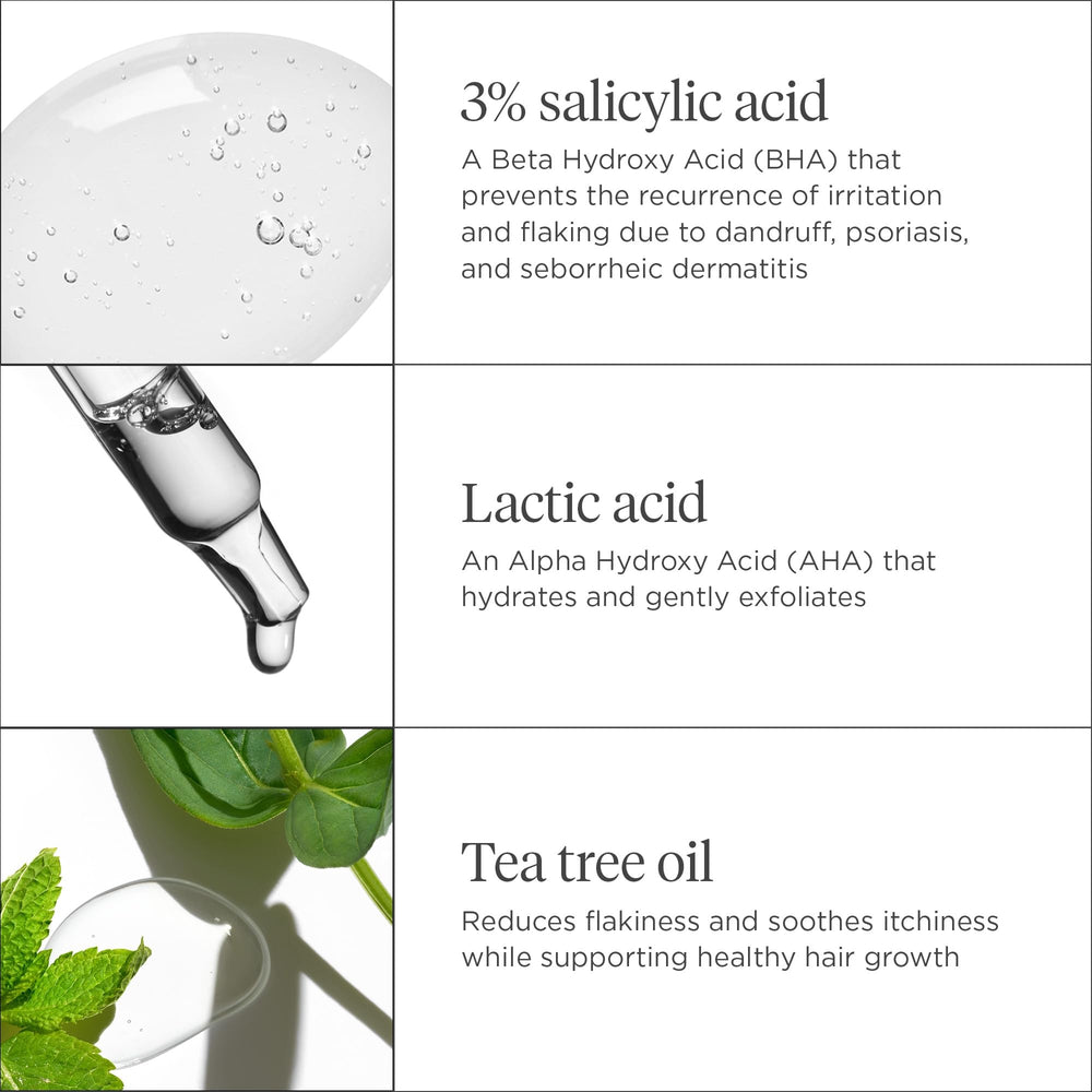 Briogeo Scalp Revival Megastrength 3% salicylic acid for gentle exfoliation