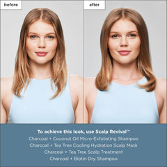 Briogeo Scalp Revival tea tree oil drops convey refreshing cooling and cleansing.