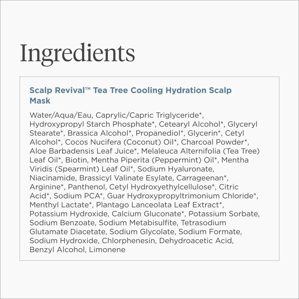 Briogeo Scalp Revival texture close-up reveals creamy cooling formula.
