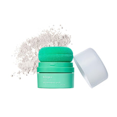 Briogeo Style & Treat Dry Shampoo Puff packaging shown for portable on-the-go refresh.