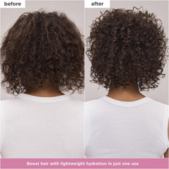 Briogeo Superfoods mask jar closeup showing lightweight hydration for fine hair.