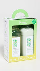 Briogeo Superfoods Apple Kale Conditioner bottle highlighting scalp nourishment and hydration benefits
