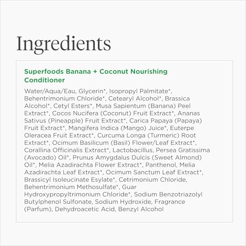 Briogeo Superfoods Banana Coconut Conditioner after-use hair with healthy shine
