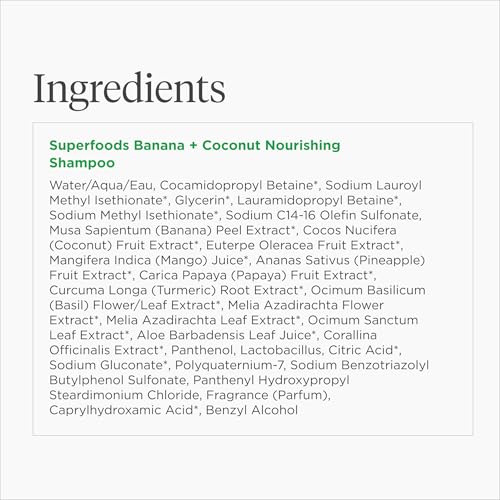 Briogeo Superfoods Banana Coconut Shampoo daily-use haircare routine
