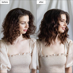 Briogeo Kiwi avocado ingredients visual showcases plant-based nourishment for hair