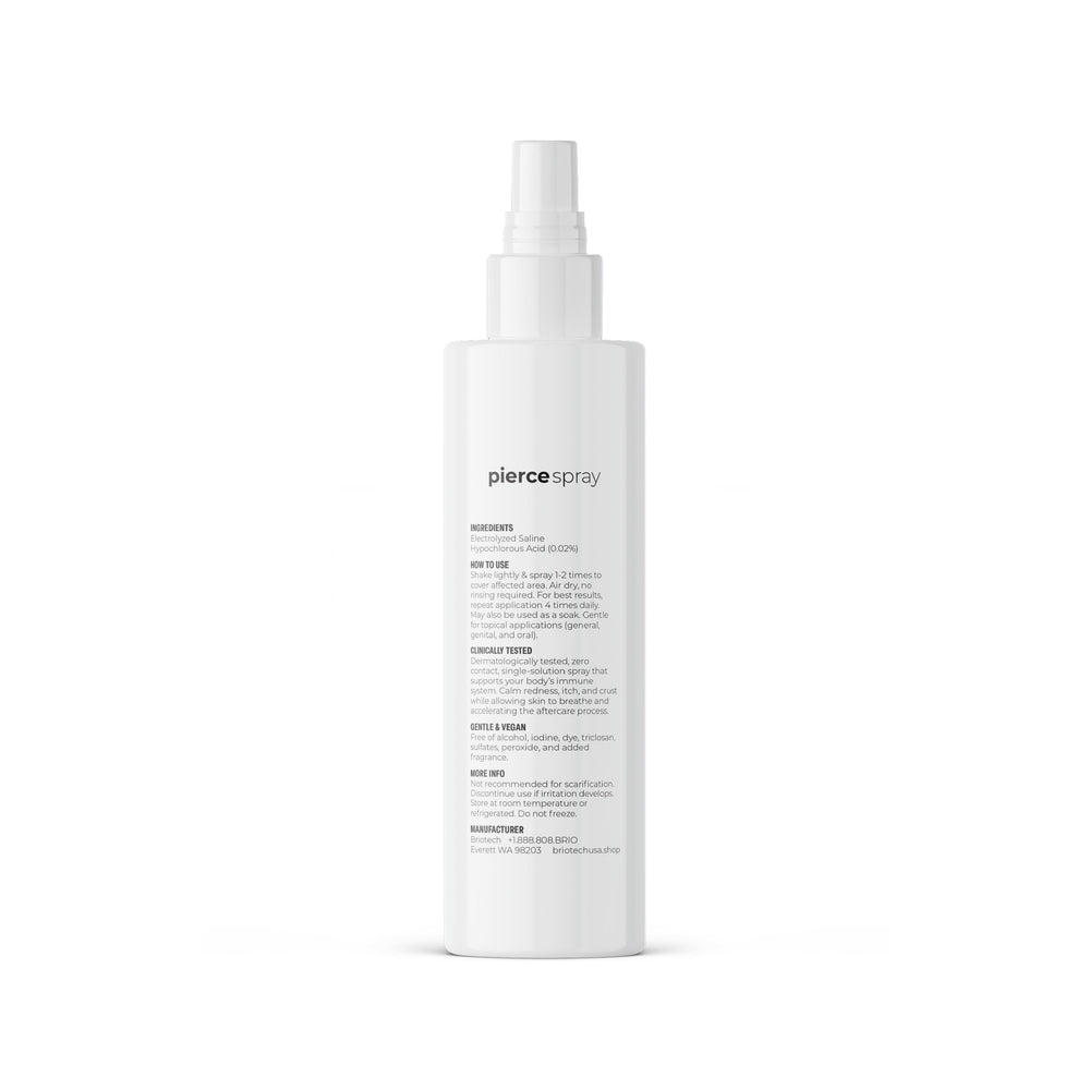 BRIOTECH Pierce Spray two-pack box for home or travel