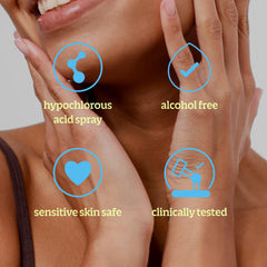 BRIOTECH Renew Toner face-application action illustrating pore-minimizing benefits.