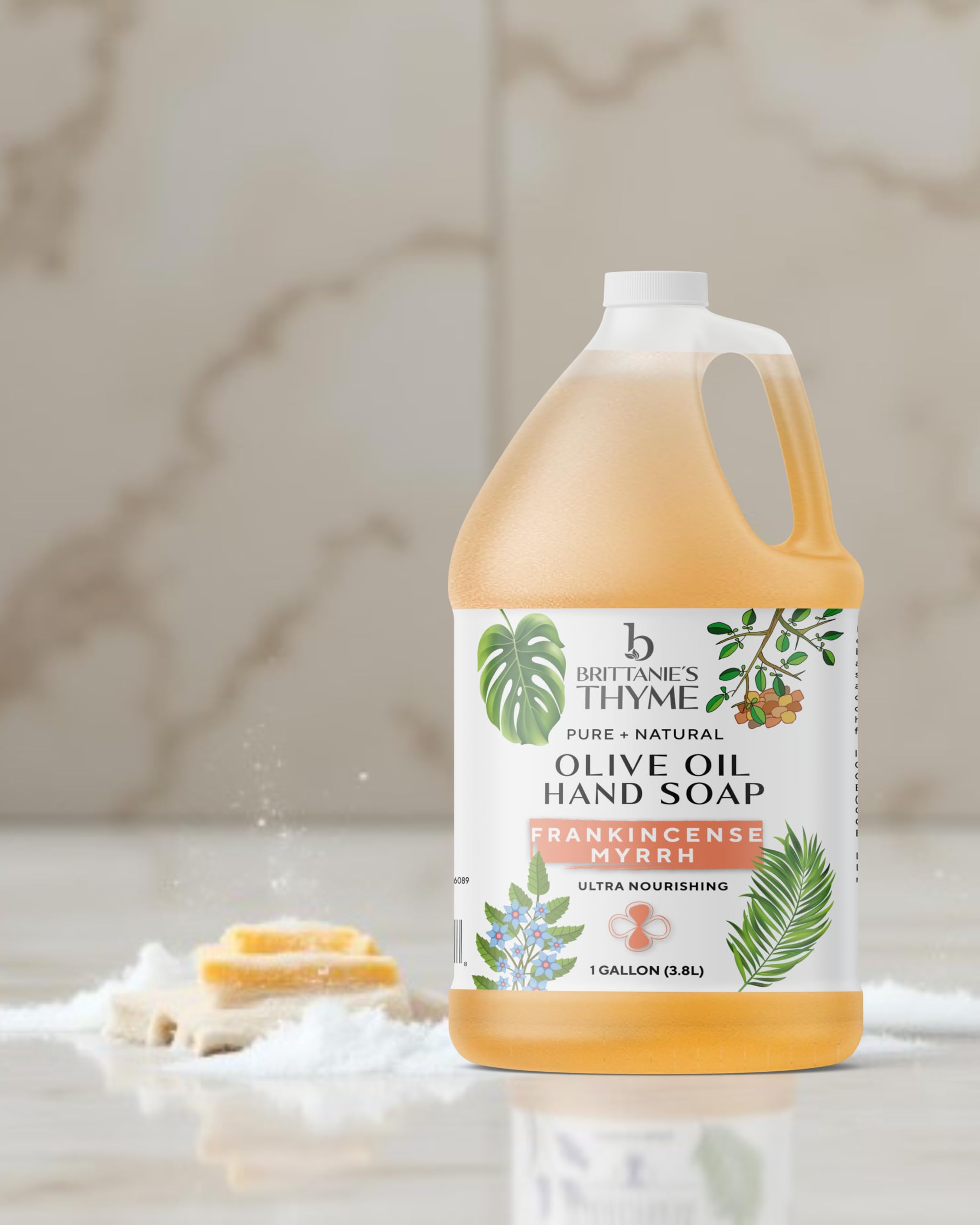 Brittanie's Thyme multi-use soap works for body, dishes, and laundry