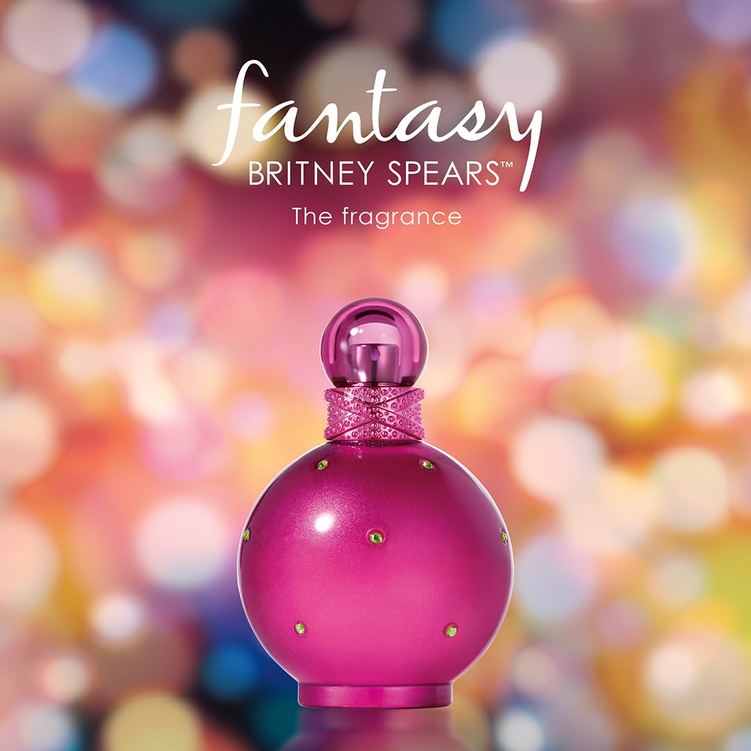 Britney Spears Fantasy creamy musk orris-root finish hints warmth.