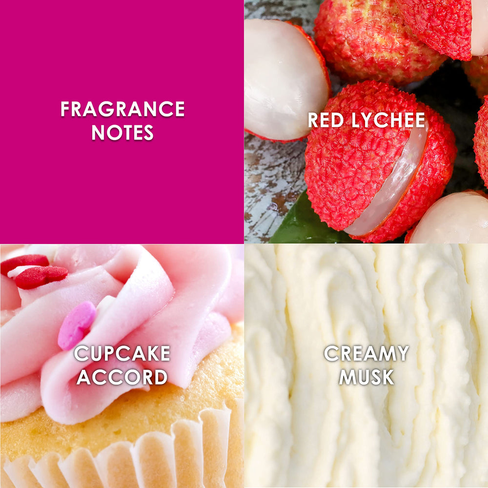 Britney Spears Fantasy lychee-kiwi note close-up suggests lush opening fruits.