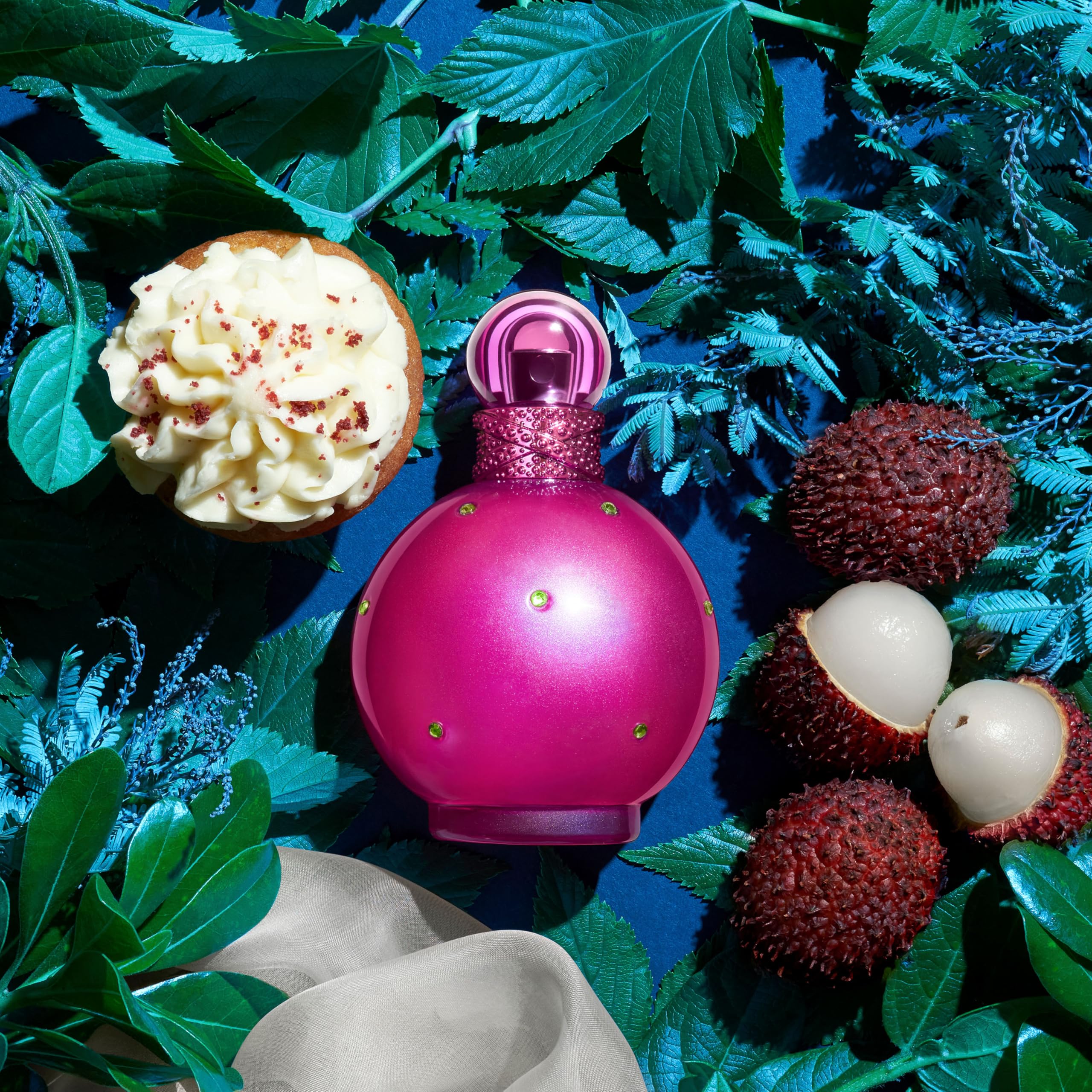 Britney Spears Fantasy sensual woods provide a backdrop of sophistication.