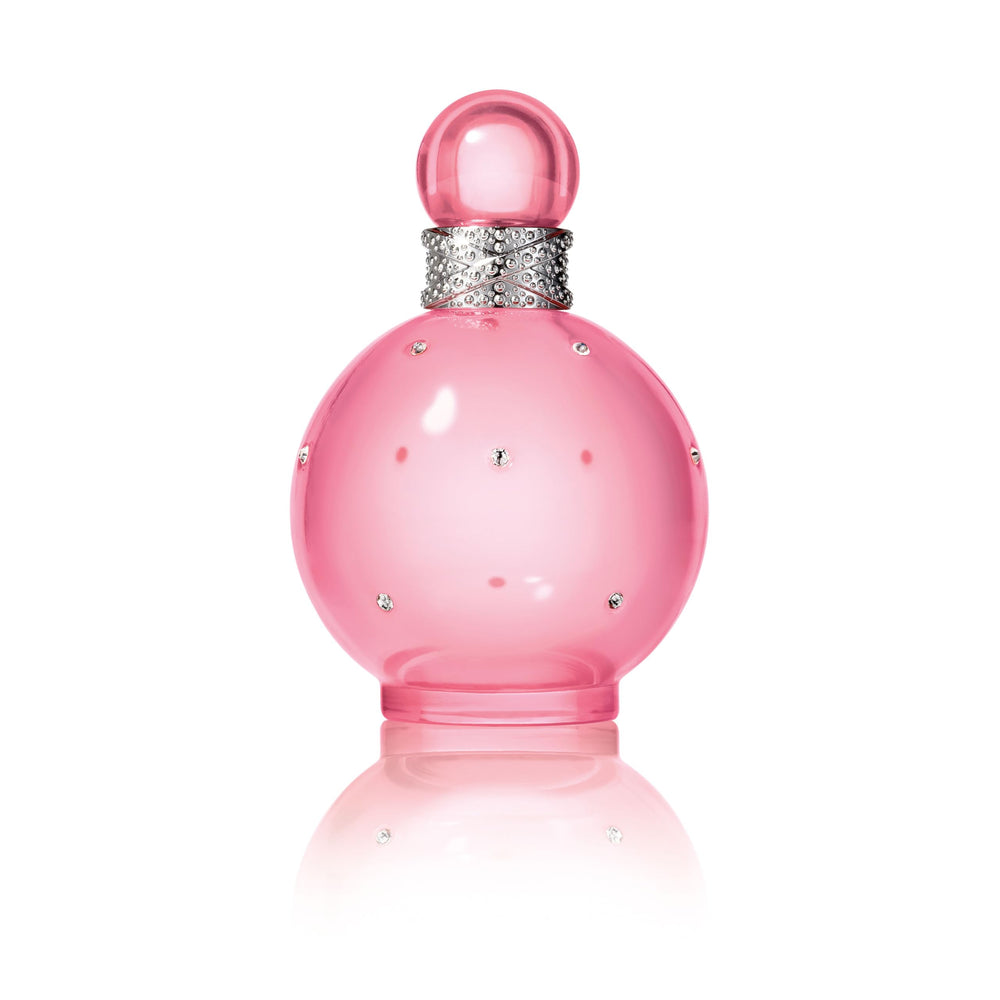 Britney Spears Fantasy Sheer bottle bathed in soft light for everyday radiance