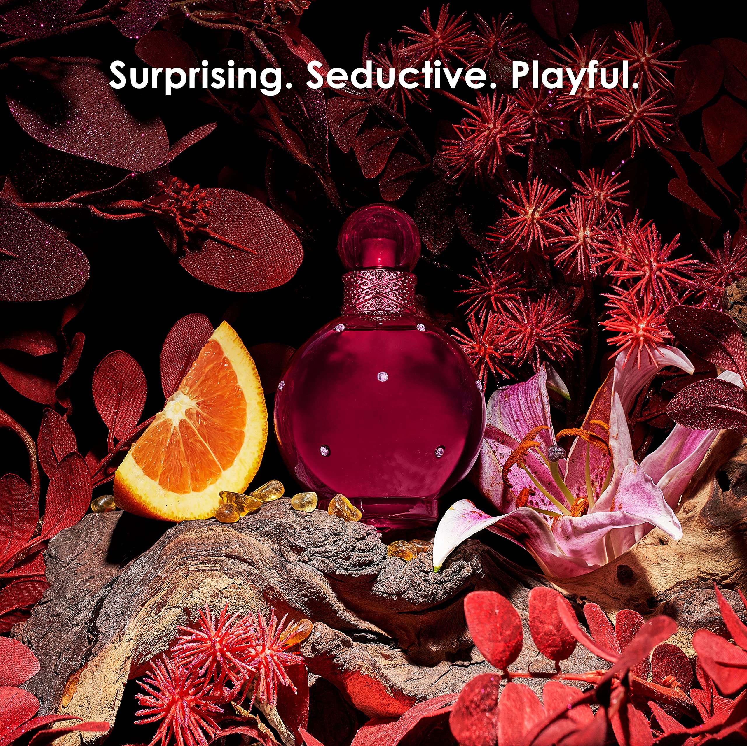 Britney Spears Hidden Fantasy packaging and bottle pairing suggests a luxurious gift experience.