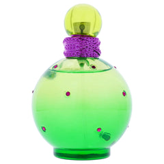 Britney Spears Jungle Fantasy bottle on dresser evokes casual confidence for daily wear.