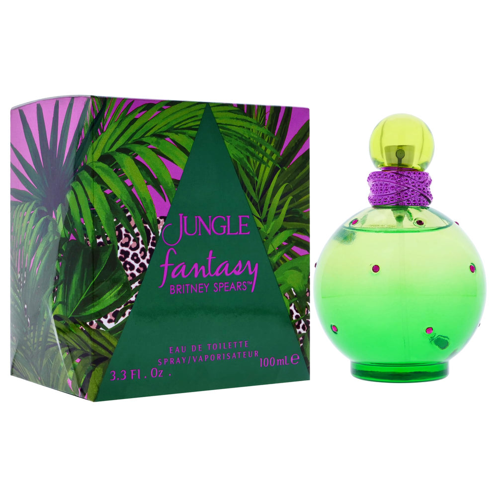 Britney Spears Jungle Fantasy jungle background suggests adventurous mood for outdoor days.