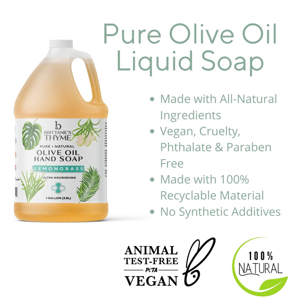 Brittanie's Thyme foaming hand soap from castile formula