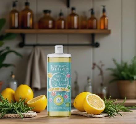 Brittanie's Thyme gentle on skin close-up with soft, non-irritating formula