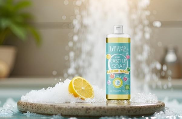 Brittanie's Thyme multi-use soap for dishes, hair, and body in one solution