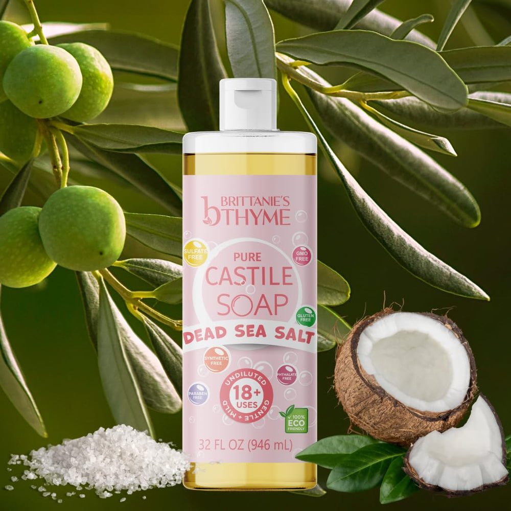 Brittanie's Thyme Olive Oil and Coconut Oil formula provides gentle cleansing