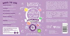 Brittanie’s Thyme Lavender refill pour image highlights a clean, refreshing scent.