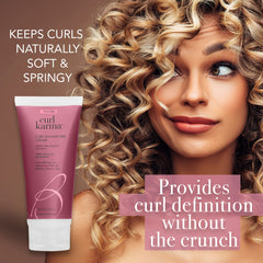 Brocato Curl Karma defined curls after styling, highlighting smooth, bouncy texture.
