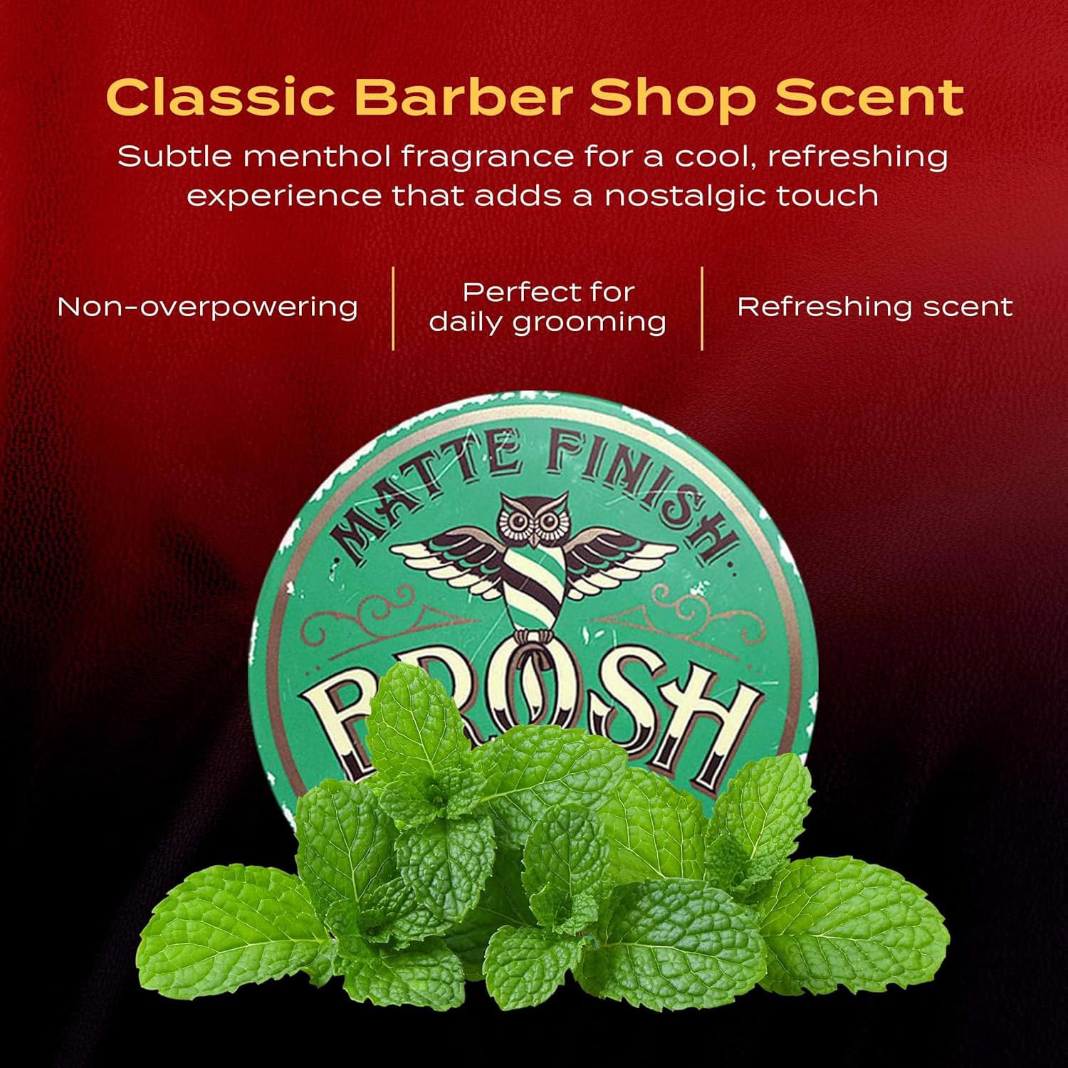 BROSH packaging image highlighting easy washout formula.