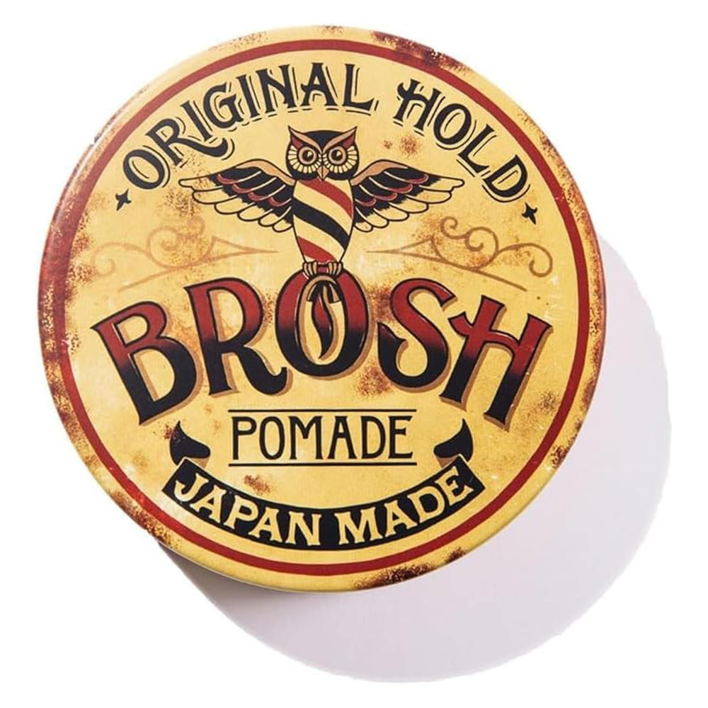 BROSH Original Pomade 4oz bottle front for easy daily styling.