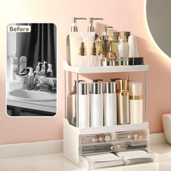 Brothersbox dimensions-11-0-6-5-14-3-inch fits on desks and vanities.