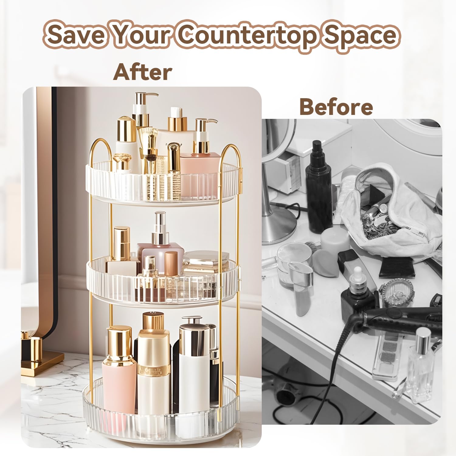 Brothersbox perfume skincare on rotate shows easy reach and access.