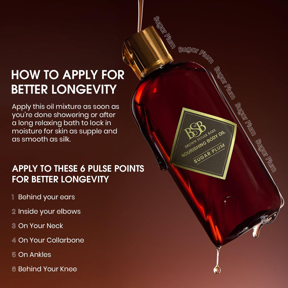 Brown Sugar Babe Sugar Plum texture-application: quick absorption and non-greasy feel