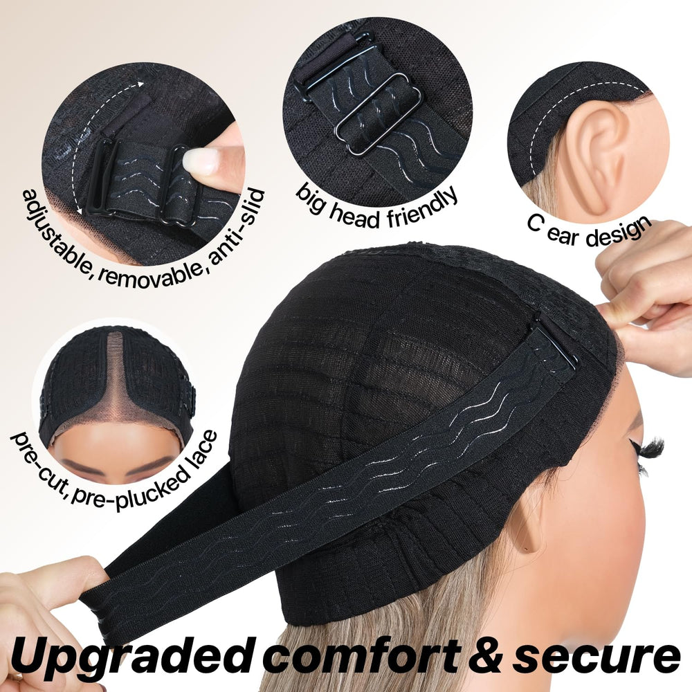 BrownBomb 3D dome-cap elastic-band cap ensures a comfortable, secure fit without clips or glue