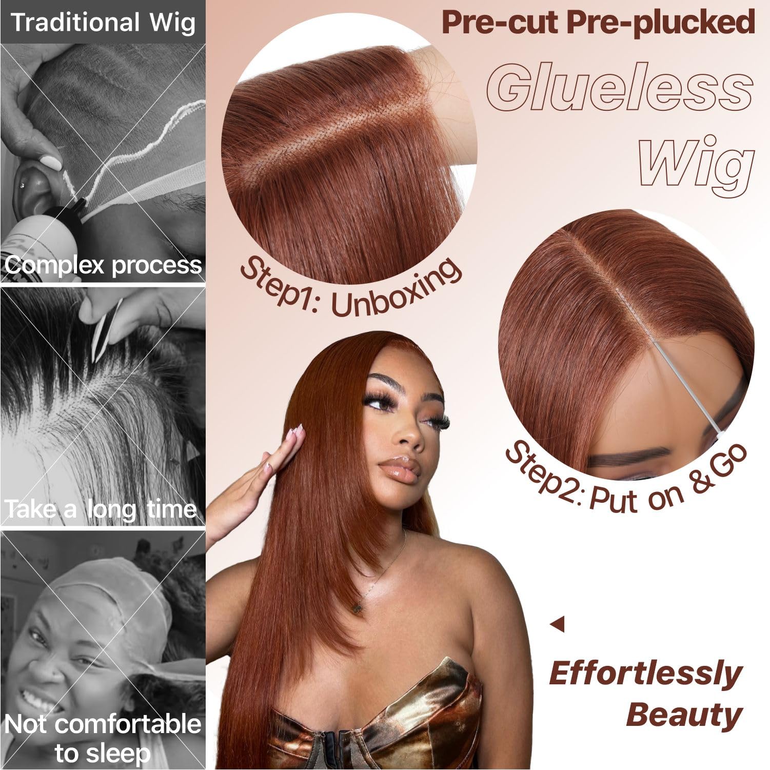 BrownBomb 13x4x1 lace closure for natural parting.