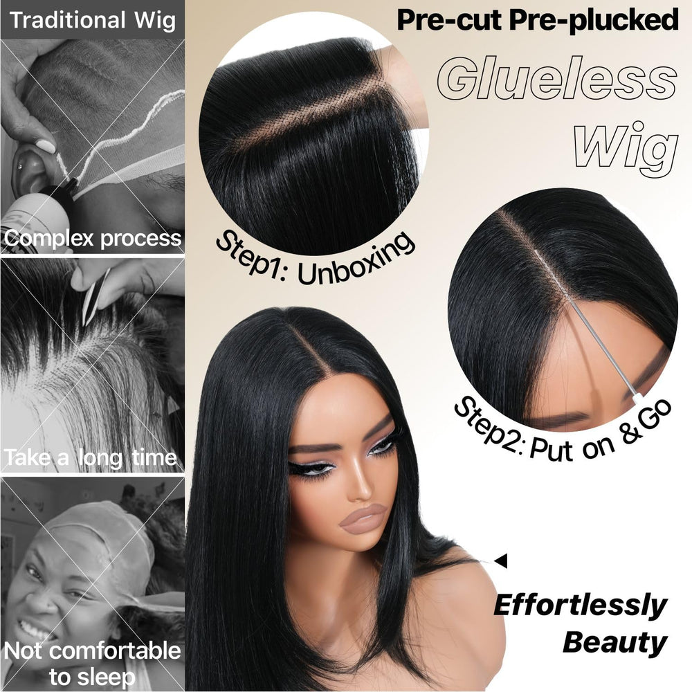 BrownBomb long layered straight 26inch wig offers versatile styling for events or daily wear