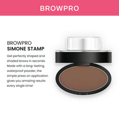 BrowPro Simone Stamp ensures symmetric brows every time.