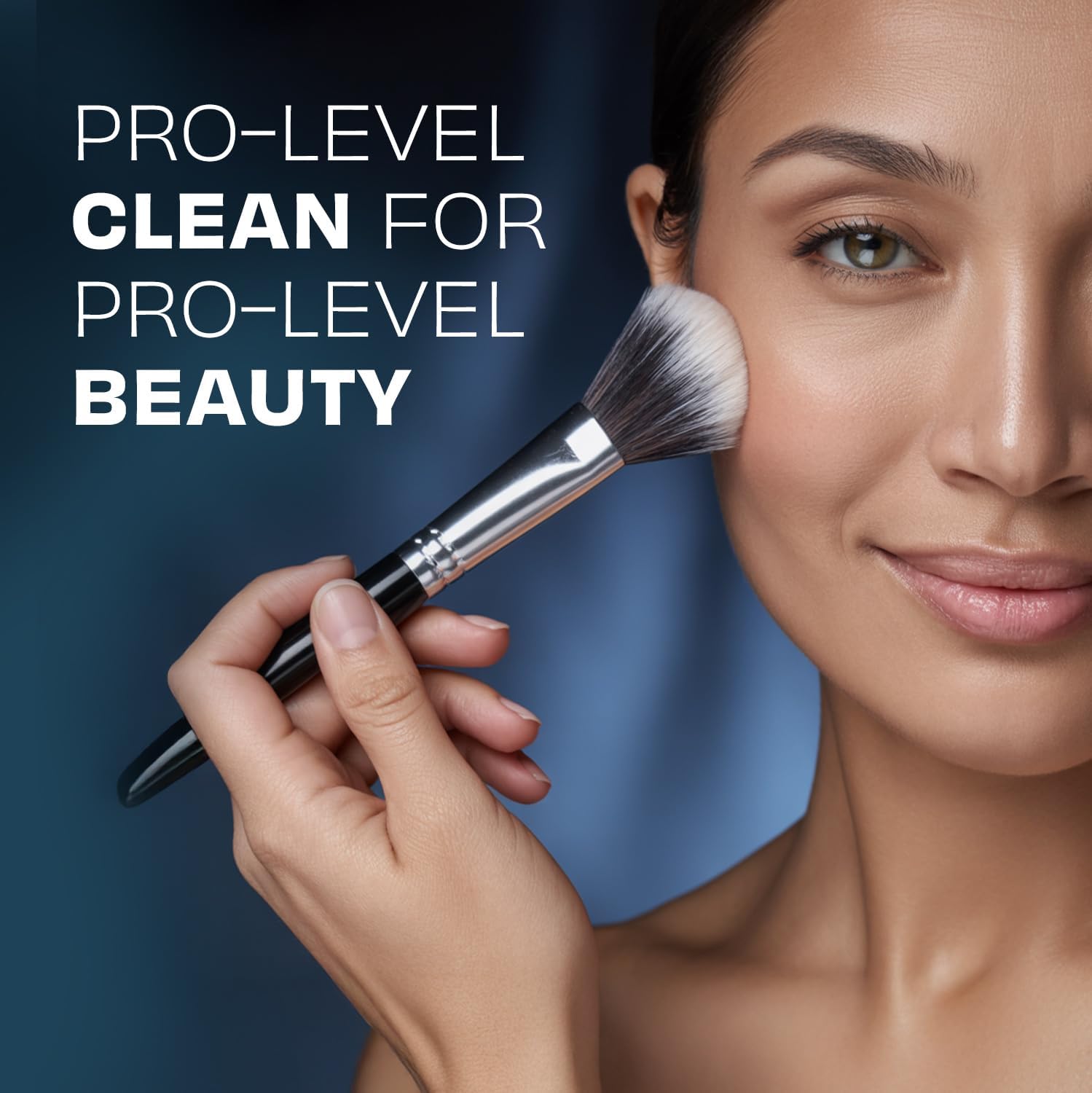 Brush Clean Pro Original close-up of bristles showing gentle, bristle-safe cleaning.